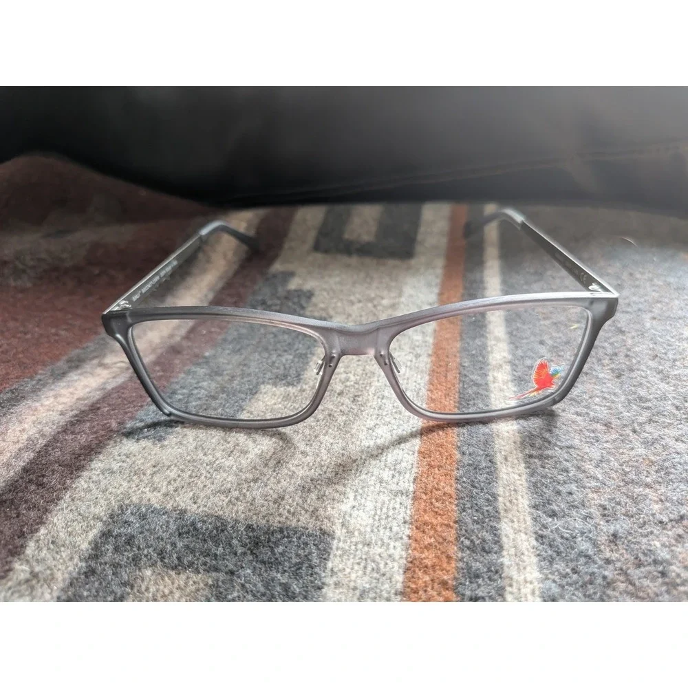 NEW Maui Jim MJO 2407-11MW 55-17-140 Unisex Gray Eyeglasses Frames Italy